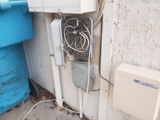 My box left open and exposed