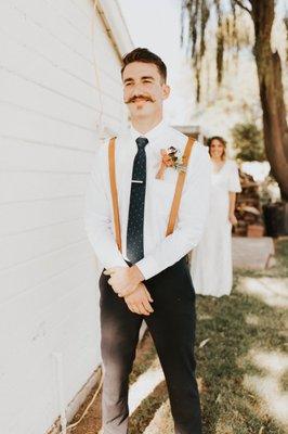 Groom's Boutonniere by Busy Bee Floral