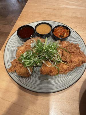 2 piece fried chicken