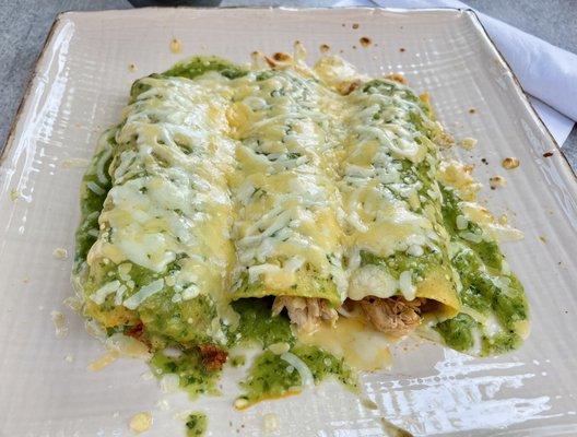 Three enchiladas
