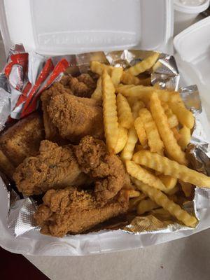Wings and Fries
