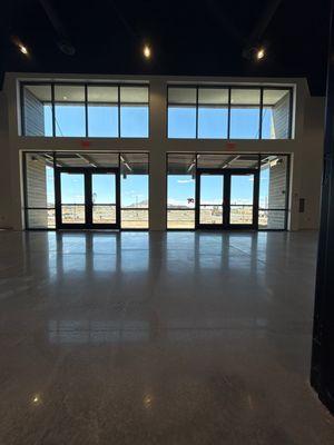 Commercial polishing project, finished in four days.