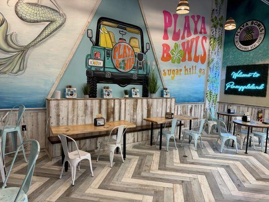 Indoor seating