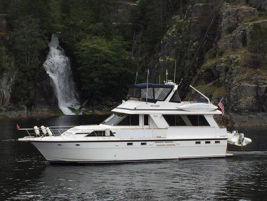 Kinship is USCG Uninspected 6 Pack. Will take up to six passages.