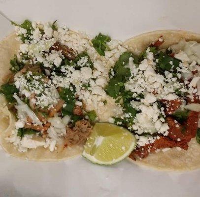 A glimpse of the tacos.