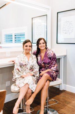 Bridesmaids hair $55.00