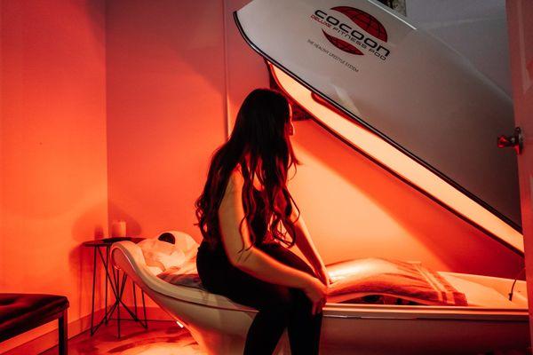 Infrared Pod Session - so relaxing and effective