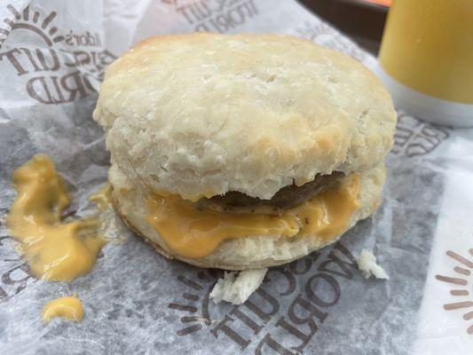 Sausage Melt Biscuit