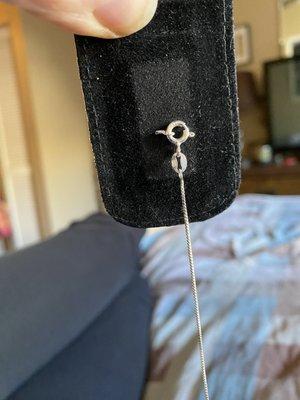 Real silver is not magnetic