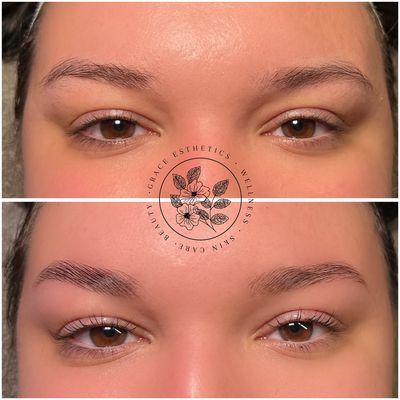 Brow lamination & lash lift