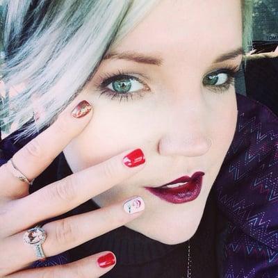 Some fun Christmas nails from Kristen!!