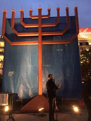 Bill Graham Menorah Lighting