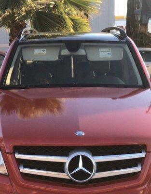 Mercedes GLK :) Ready for a Road Trip!!! Thank you Bano!!!