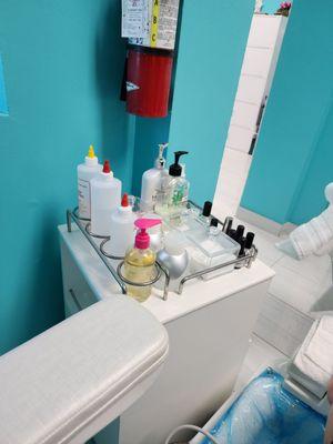 Time for a much needed pedi and mani