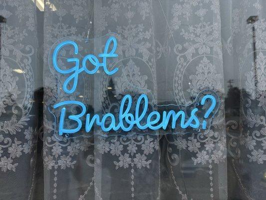 Sign let me know I was in the right place!