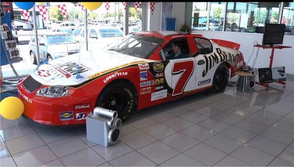 Nascar Simulator, for details on how you can reserve this for your event or party contact us