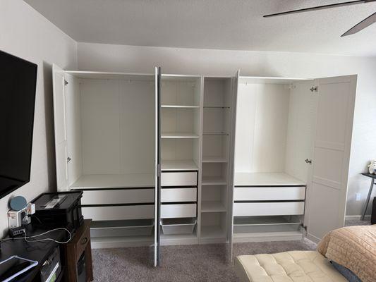 Closet System Assembly