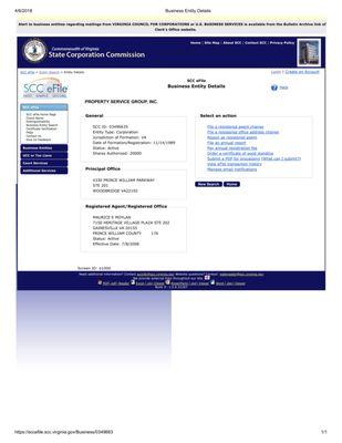 Business Entity Details and officers of PROPERTY SERVICE GROUP, INC.