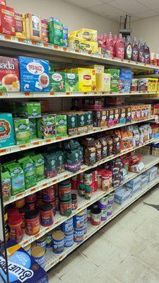 Coffee selection (tea is limited unfortunately)