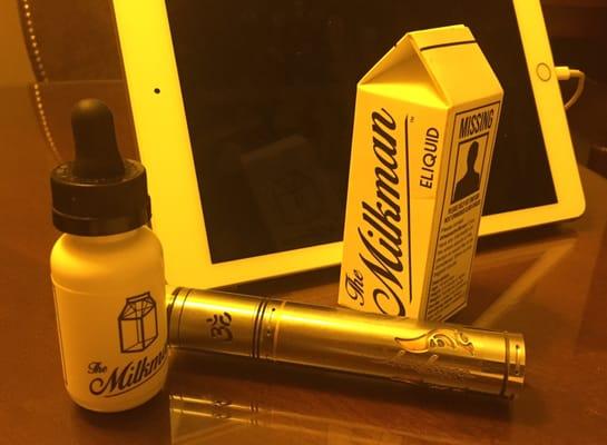 The Milkman... My new favorite juice! Very light creamy flavor, great all-day Vape!