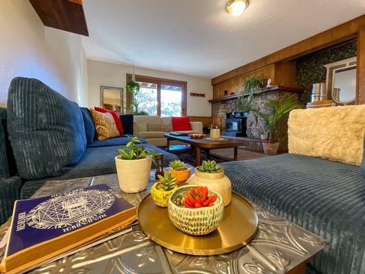 Cozy intake space for thorough assessments, movement-based work, and personalized Tissue Alchemy sessions.