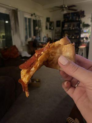 There is Nothing New York about this soggy pizza. Bummer.