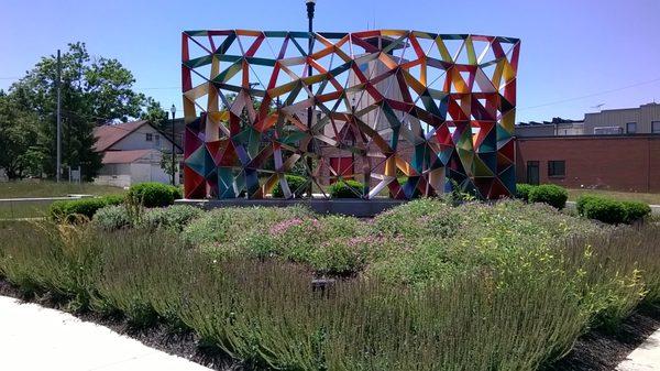 New park features a piece called "Extess" by PROJECTiONE