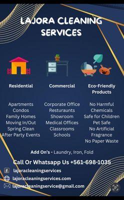 Lajora Cleaning Services