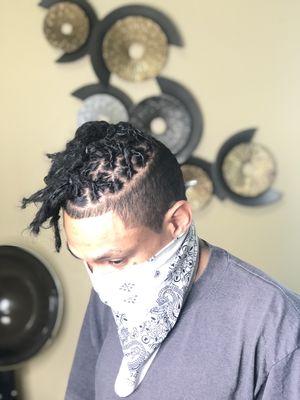 Men's re twist, fade and line up