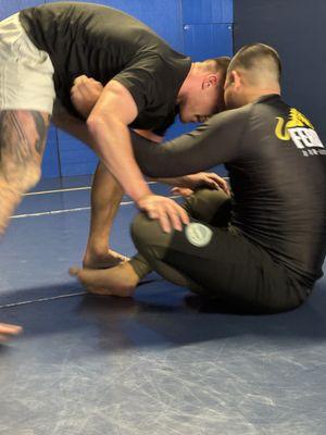 Adult No-Gi Jiu-Jitsu training in Virginia Beach.
