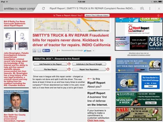 A complaint about Smitty's service.....