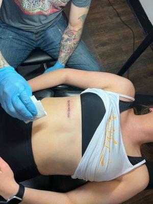 My tattoo with Trent