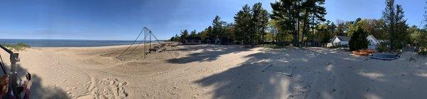 Beach area at Sid's.