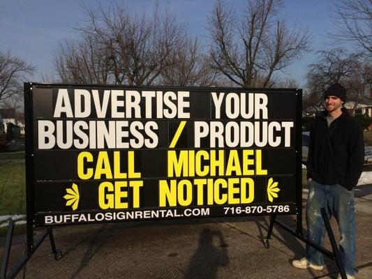 Buffalo Sign Rental