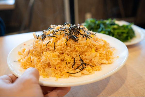 Japanese style fish egg fried rice