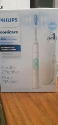 Sonicare to help me take care of my teeth.