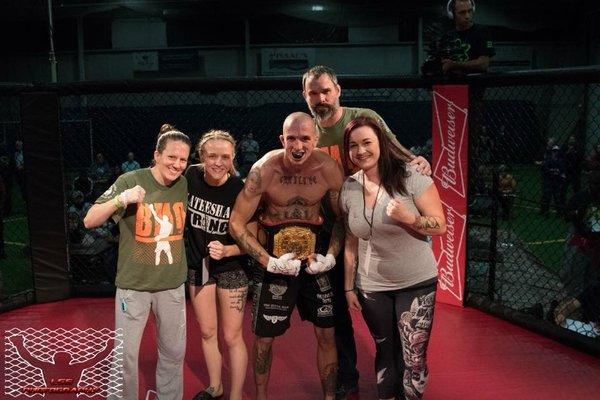 MMA fighter Ben Moser wins!