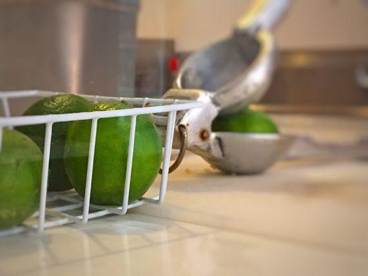 Freshly squeezed lime