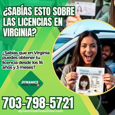 ¿Quieres sacar tu Licencia de Conducir de Virginia sin complicaciones?