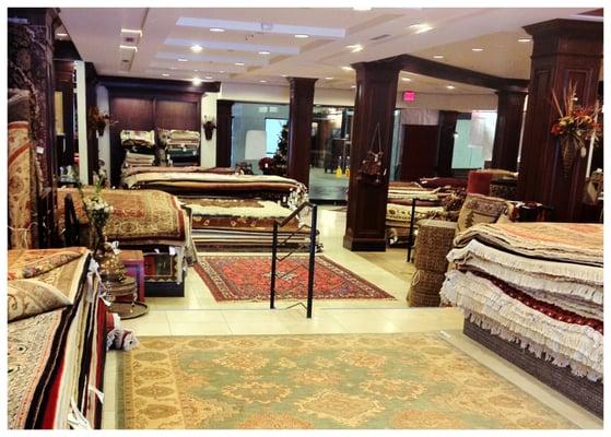 Daghlian Rug Imports showroom, located in Trolley Square (700 East 600 South, Salt Lake City Utah)