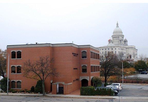 View of building from N. Main St.