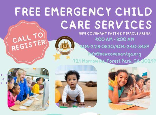 Free Emergency Child Care Services