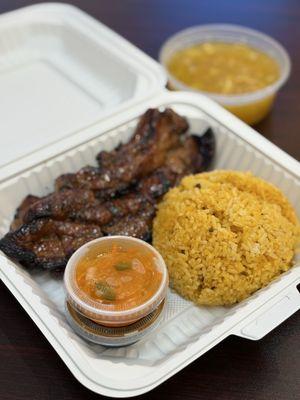 Grilled Liempo Meal