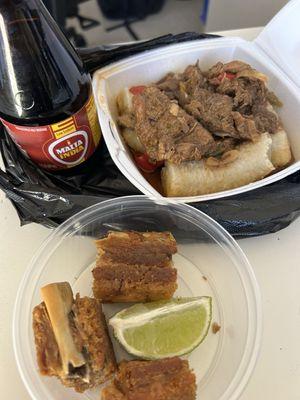 This meal cost me $9 plus a small fee for credit/debit cards