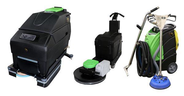 Scrubbers, Burnishers and Carpet Extractors