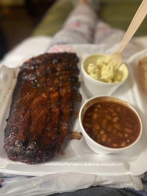 Rib Plate- nice portion