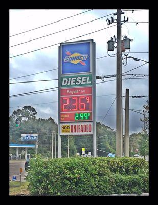 Great gas prices since summer is over.