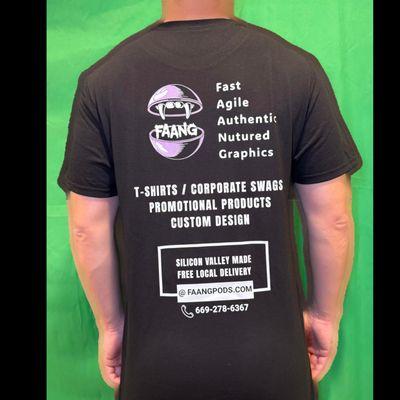 We provide Fast, Agile service, and authentic nurtured graphics to live up to our FAANG name! Free local delivery in the San Francisco Bay