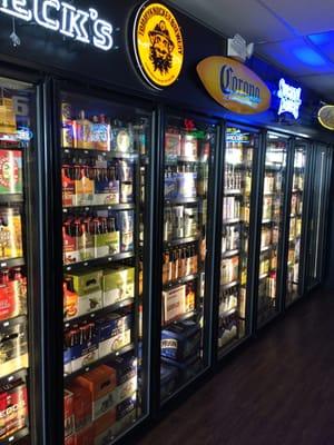 Lots of delicious craft beers from all over