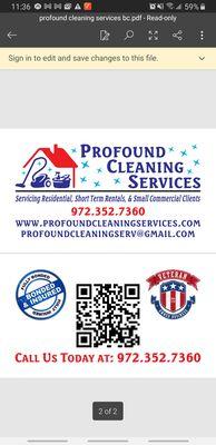 Profound Cleaning Services